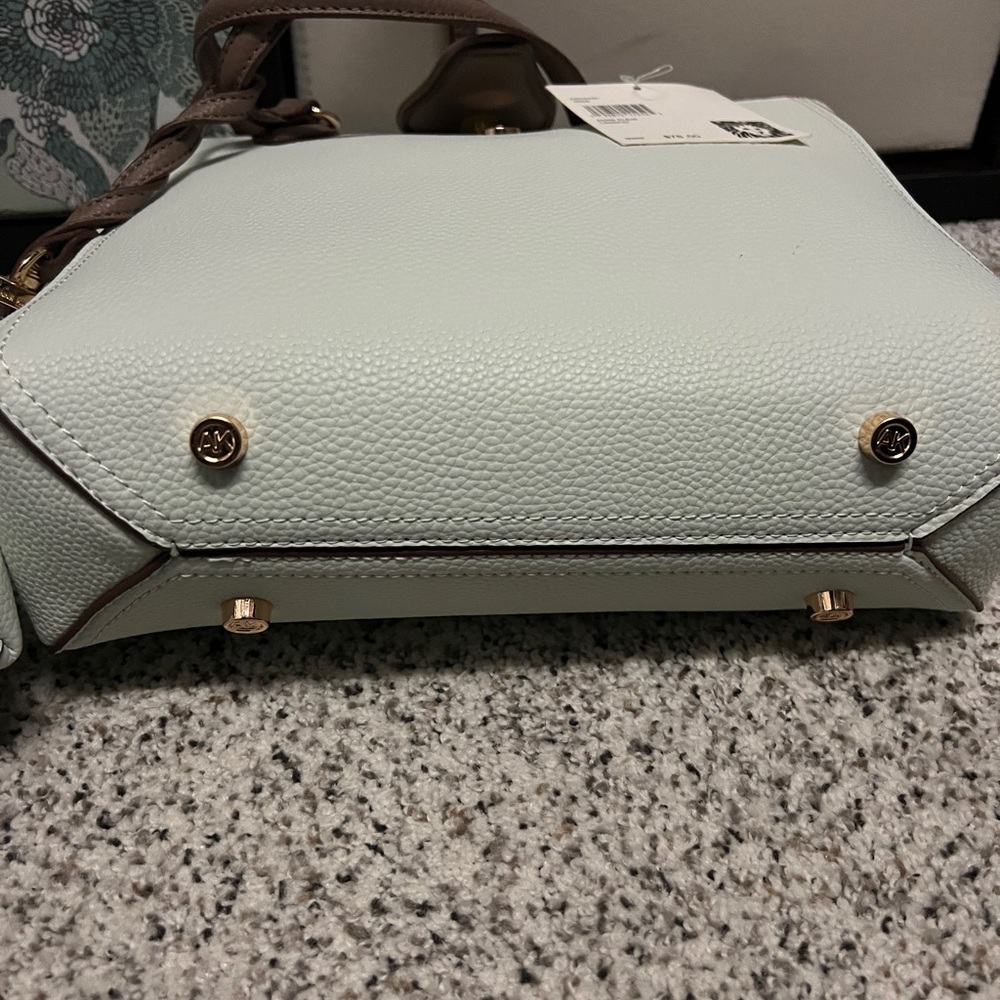 Anne Klein Jade and Brown Tote purse/Bag Set - Picture 6 of 16